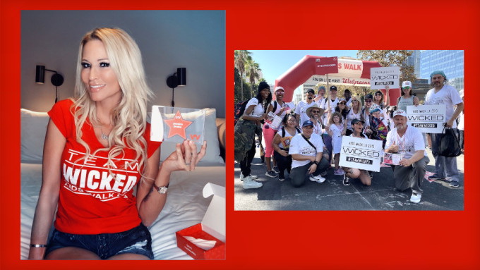 Jessica Drake lädt Biz zur Teilnahme am 'Team Wicked' für den Virtual AIDS Walk Los Angeles ein