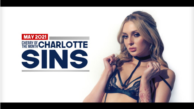 Charlotte Sins ist Cherry Pimps' Mai 'Kirsche des Monats'