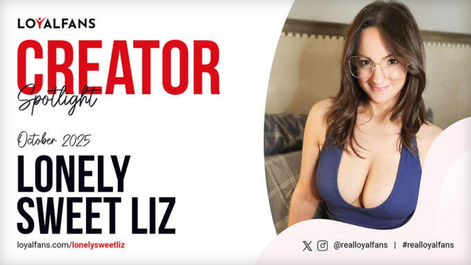 Lonely Sweet Liz ist LoyalFans' „Featured Creator” für Oktober 2025