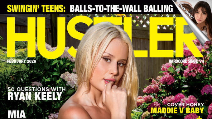 Maddie V Baby ist im Februar 2026 das „Cover-Model“ des Hustler-Magazins
