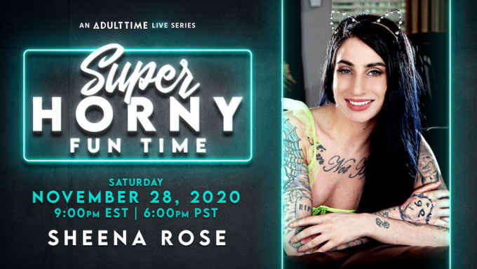 Sheena Rose gibt ihr Debüt in der 'Super Horny Fun Time' der Adult Time