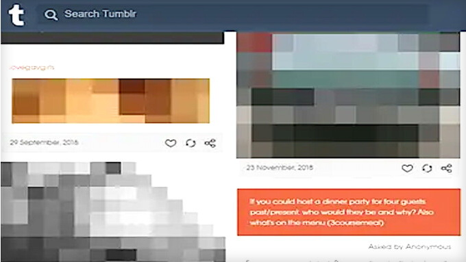 Tumblr begrüßt Nacktheit, aber keine 'sexuell expliziten Handlungen'