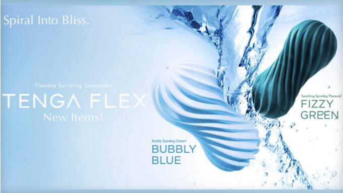Tenga erweitert die Flex-Serie um 'Bubbly Blue' und 'Fizzy Green