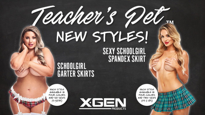 Xgen verschickt neue 'Schulmädchen-Röcke' aus der Serie 'Teacher's Pet'
