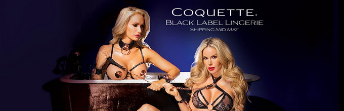 Coquette liefert 'Black Label' und 'Pleasure' koordinierende Kollektionen aus
