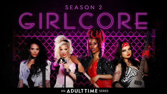 Adult Time 'Rocks Out' mit einer musikalischen Saison 2 von'Girlcore'