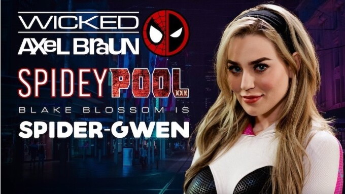 Axel Braun besetzt Blake Blossom als Spider-Gwen in 'Spideypool XXX'