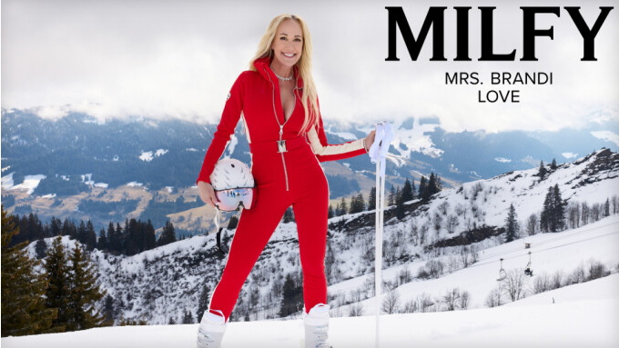 Brandi Love spielt die Hauptrolle in MILFYs 'Ski Instructor' (Skilehrer)