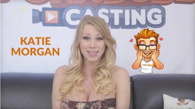 Katie Morgan Gives 1st Anal Scene to PornDudeCasting