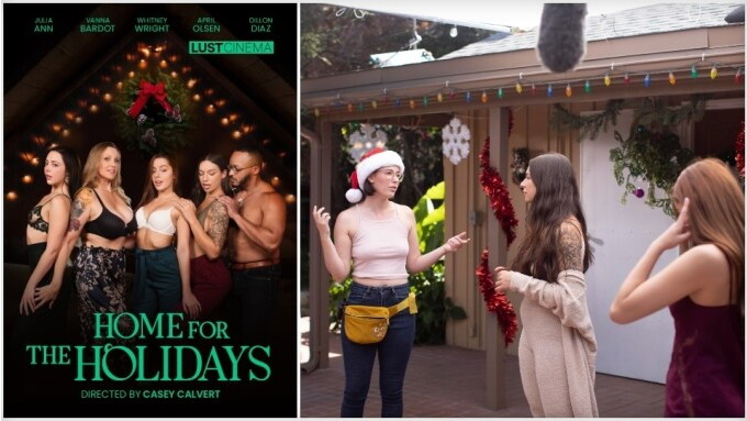 Lust Cinema Unwraps Casey Calverts Home for the Holidays