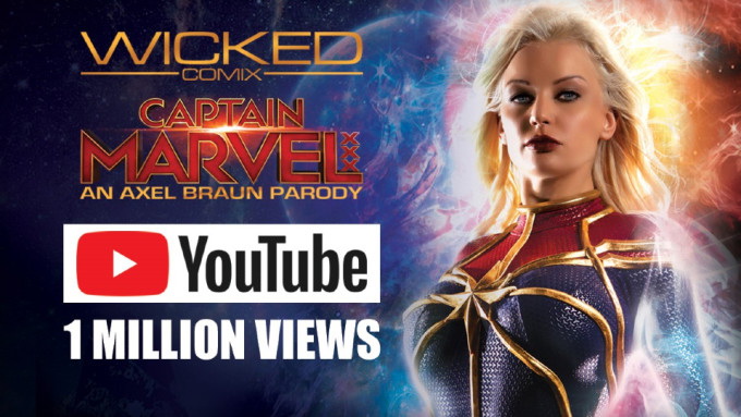 Wickeds Captain Marvel XXX Trailer Cracks 1M YouTube Views