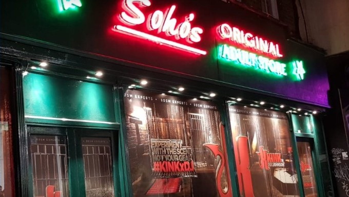 Doc Johnson arbeitet mit Soho's Original Adult Store in London zusammen