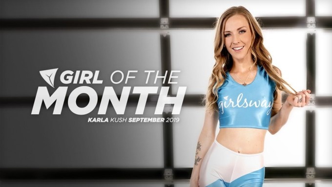 Karla Kush ist Girlsways 'Mädchen des Monats' für August