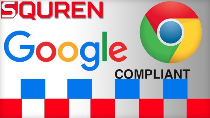 Squren Werbenetzwerk bietet Google-Safe Anzeigen an.